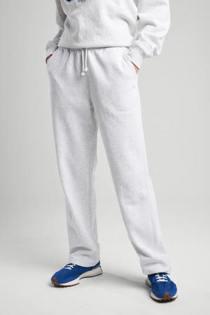 regular waist casual broek lichtgrijs