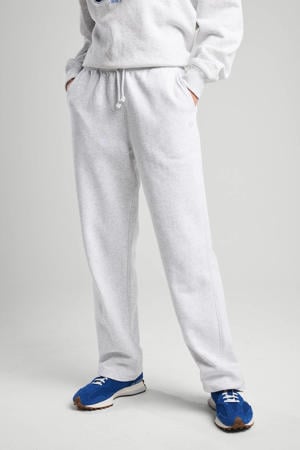 regular waist casual broek lichtgrijs