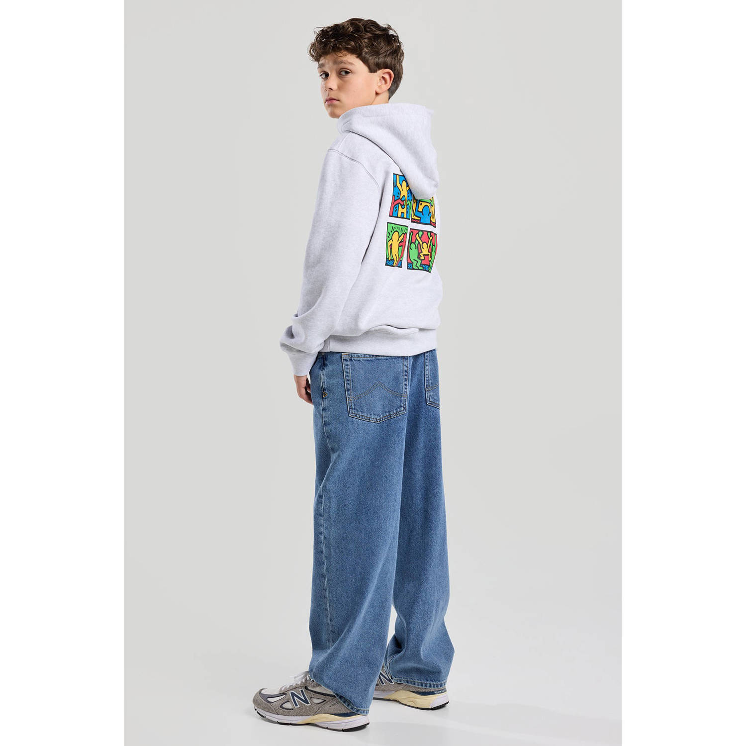 America Today sweater grijs