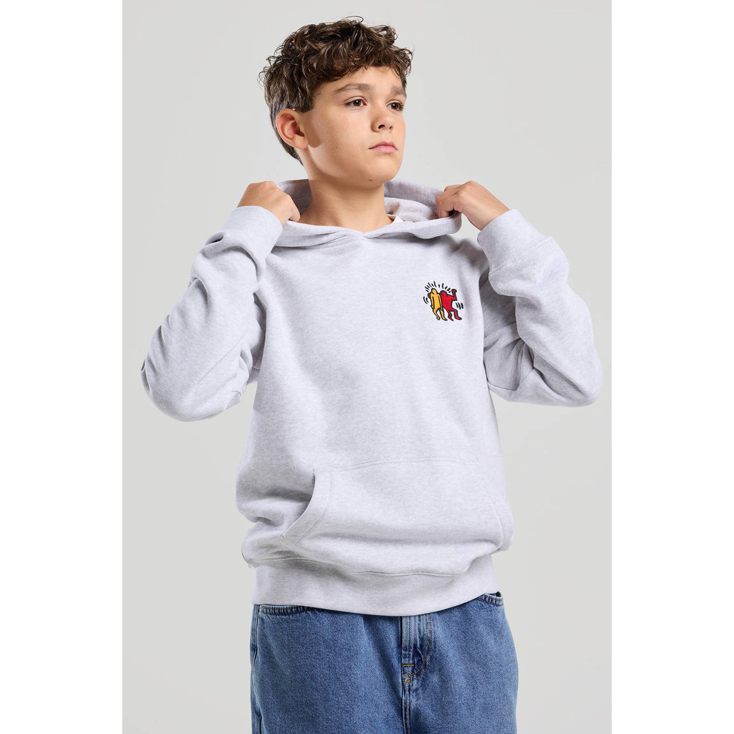 America Today sweater grijs