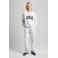 America Today sweater lichtgrijs melange