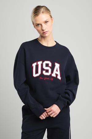 sweater donkerblauw