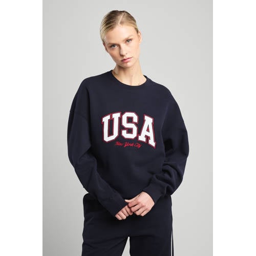 America Today sweater donkerblauw afbeelding