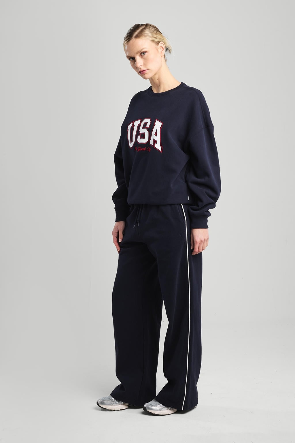 America Today sweater donkerblauw