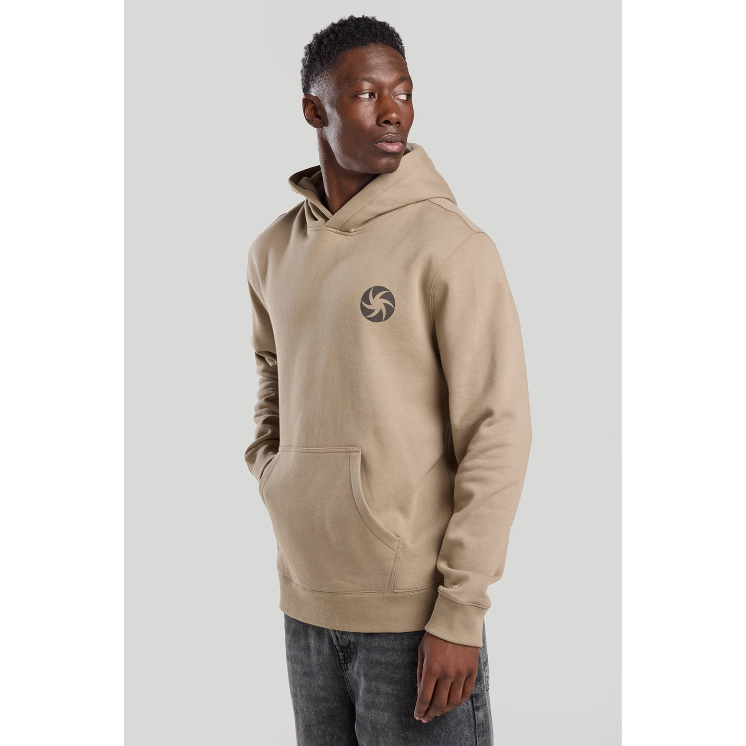 America Today hoodie beige