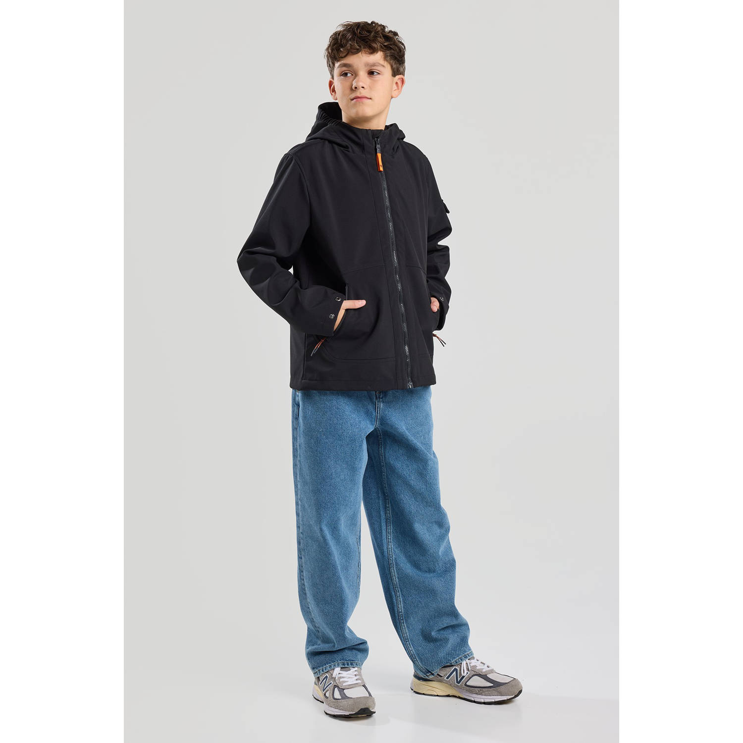 America Today softshell jas lente zwart