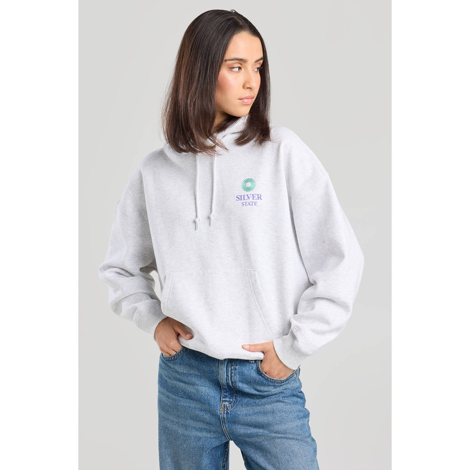 America Today sweater grijs