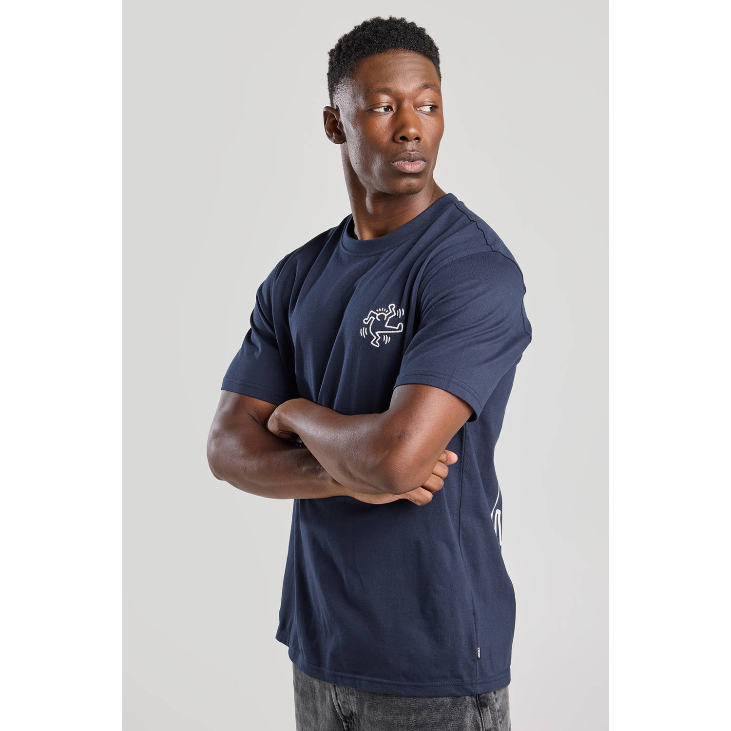 America Today T-shirt donkerblauw