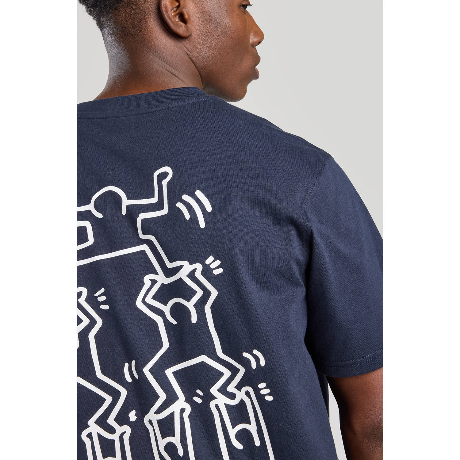 America Today T-shirt donkerblauw