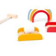 thumbnail: BS Toys Golf set van hout met obstakels
