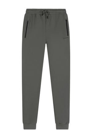 slim sweatpants donkergroen