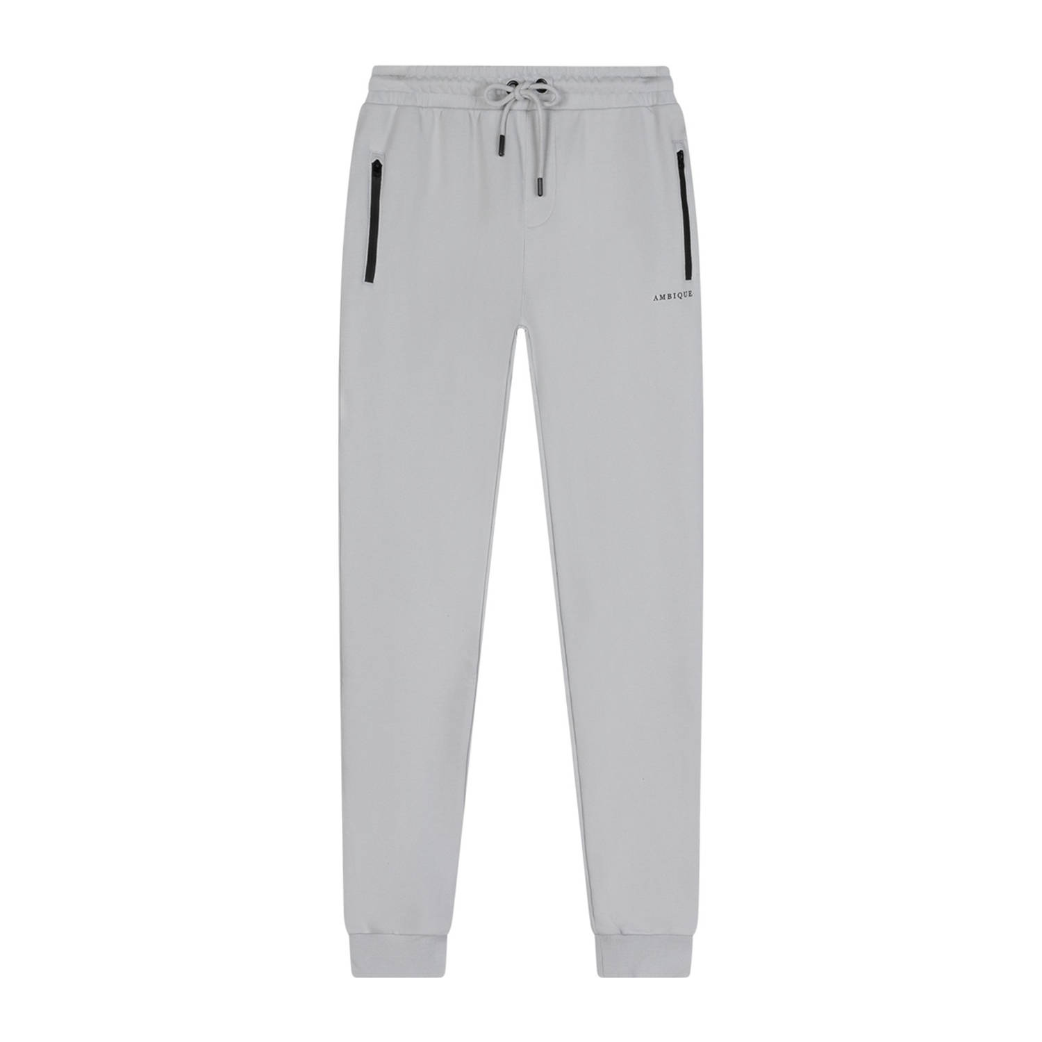 Ambique slim sweatpant lichtgrijs