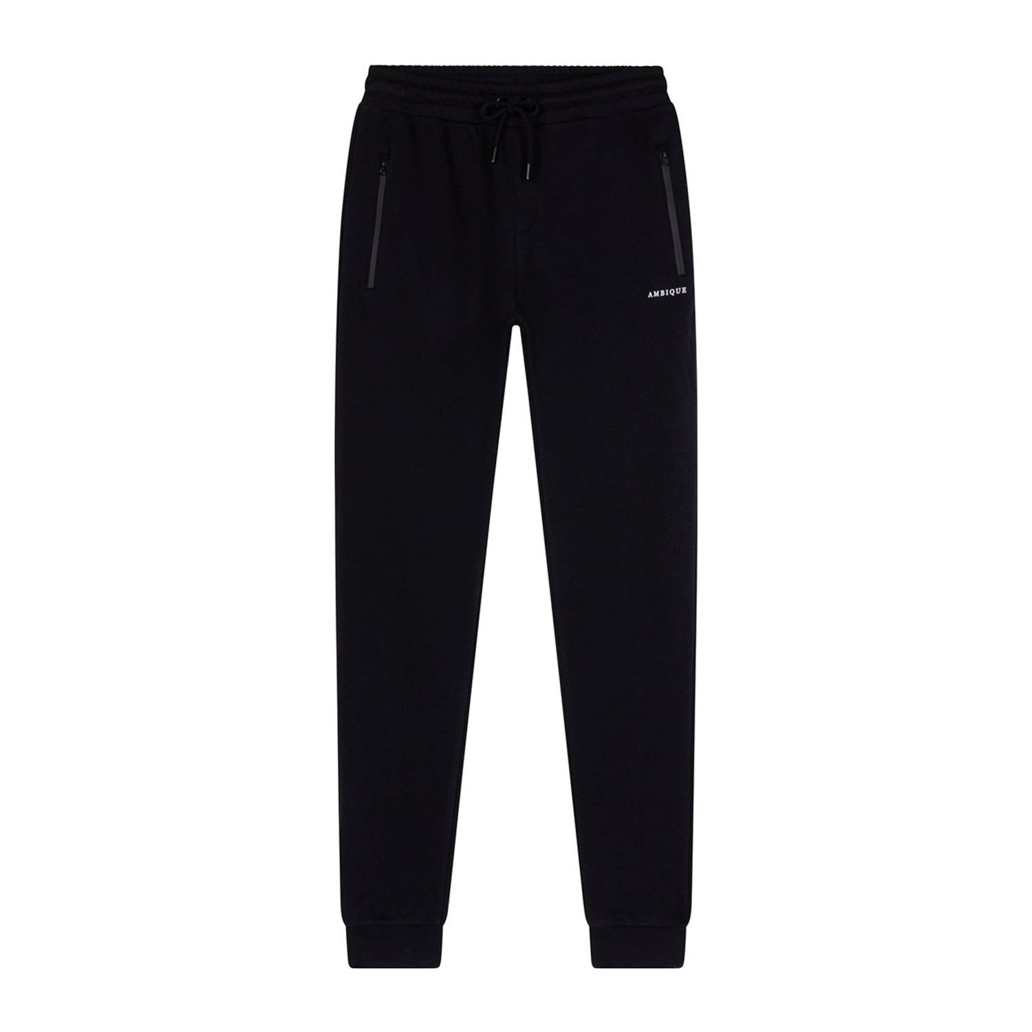 Ambique slim sweatpant zwart