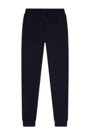 thumbnail: Marineblauwe jongens Ambique slim sweatpant van katoen met regular waist, elastische tailleband met koord en logo dessin