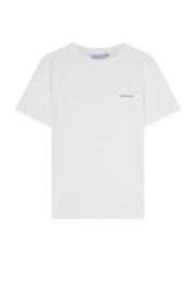thumbnail: Ecru jongens Ambique -shirt van stretchkatoen met logo dessin, korte mouwen en ronde hals
