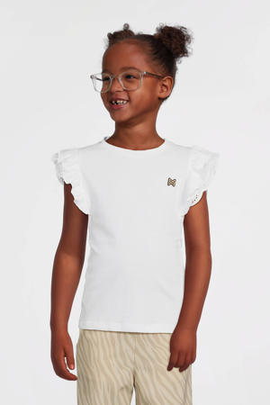 T-shirt wit broderie