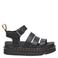 Dr. Martens Blaire leren sandalen Black Athena