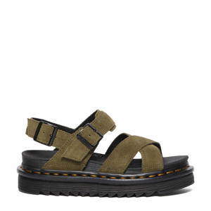 Voss IIr.marten  suède sandalen DMs Olive Bronx