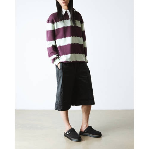 Dr. Martens Brookline Mule suède clogs Black Bronx afbeelding