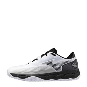 Wave Enforce Court CC  tennisschoenen wit/zwart/donkergrijs