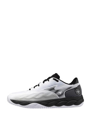 Wave Enforce Court CC  tennisschoenen wit/zwart/donkergrijs