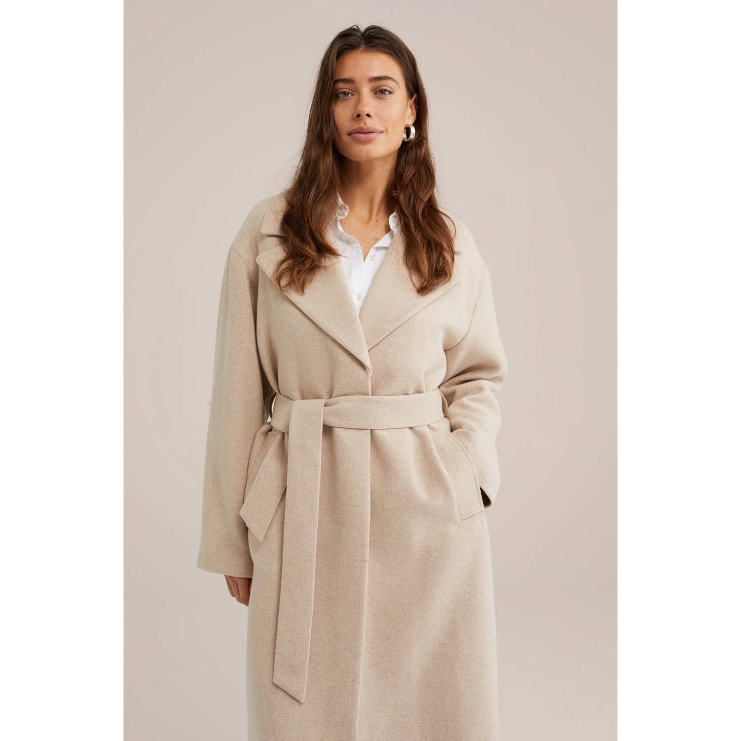 WE Fashion manteljas beige