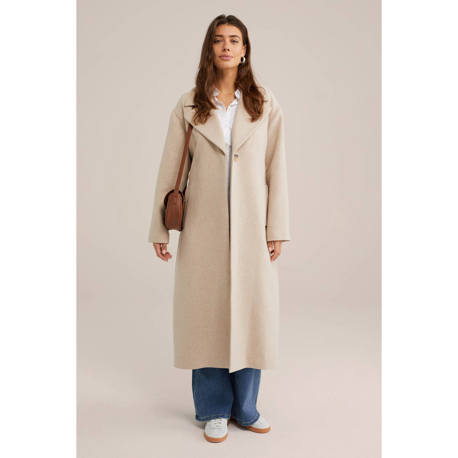 WE Fashion manteljas beige
