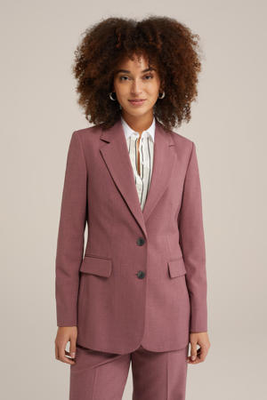 regular blazer donkerrood
