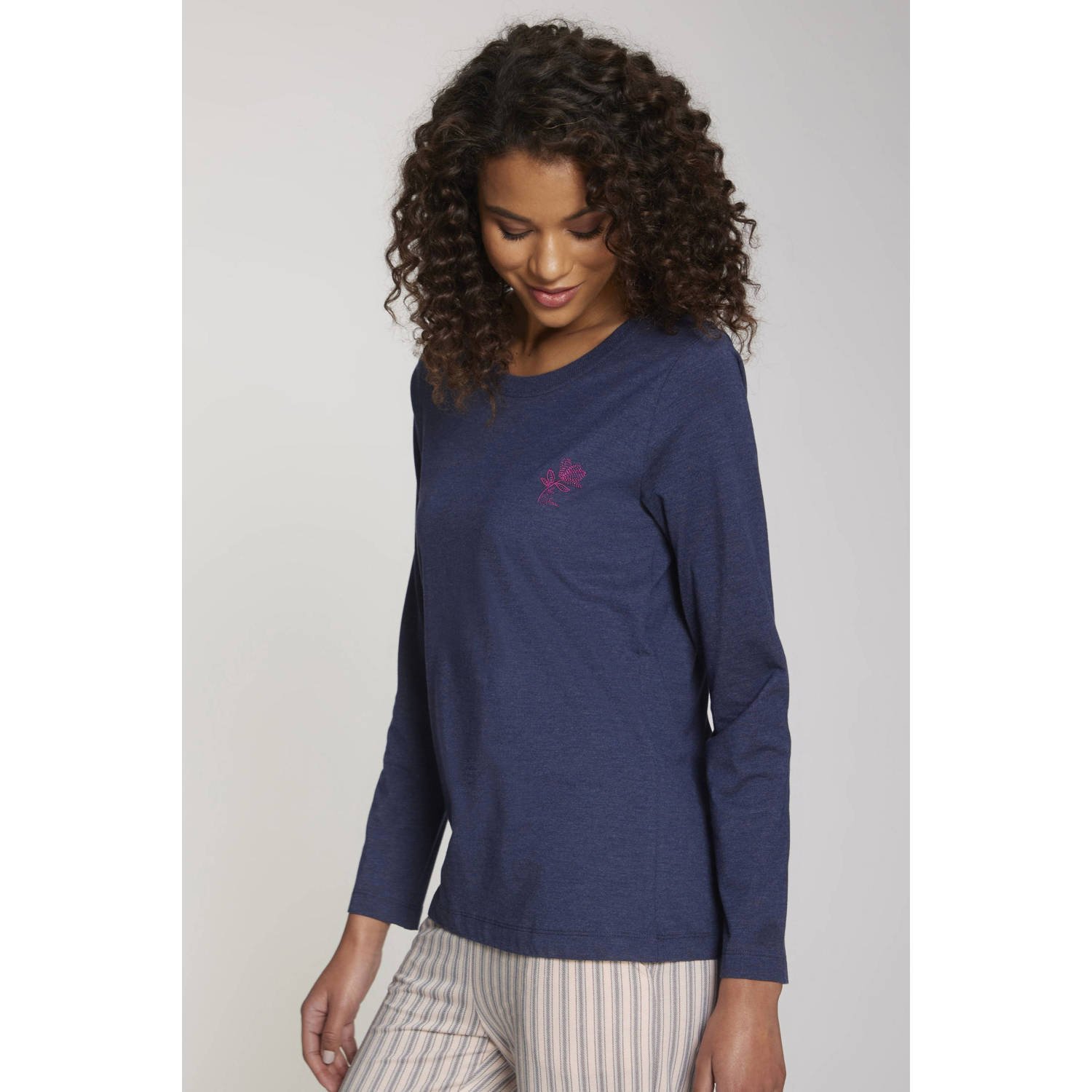s.Oliver pyjamatop donkerblauw