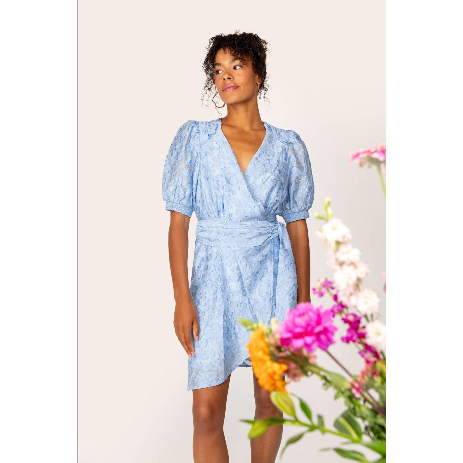 Freebird zomerjurk lichtblauw