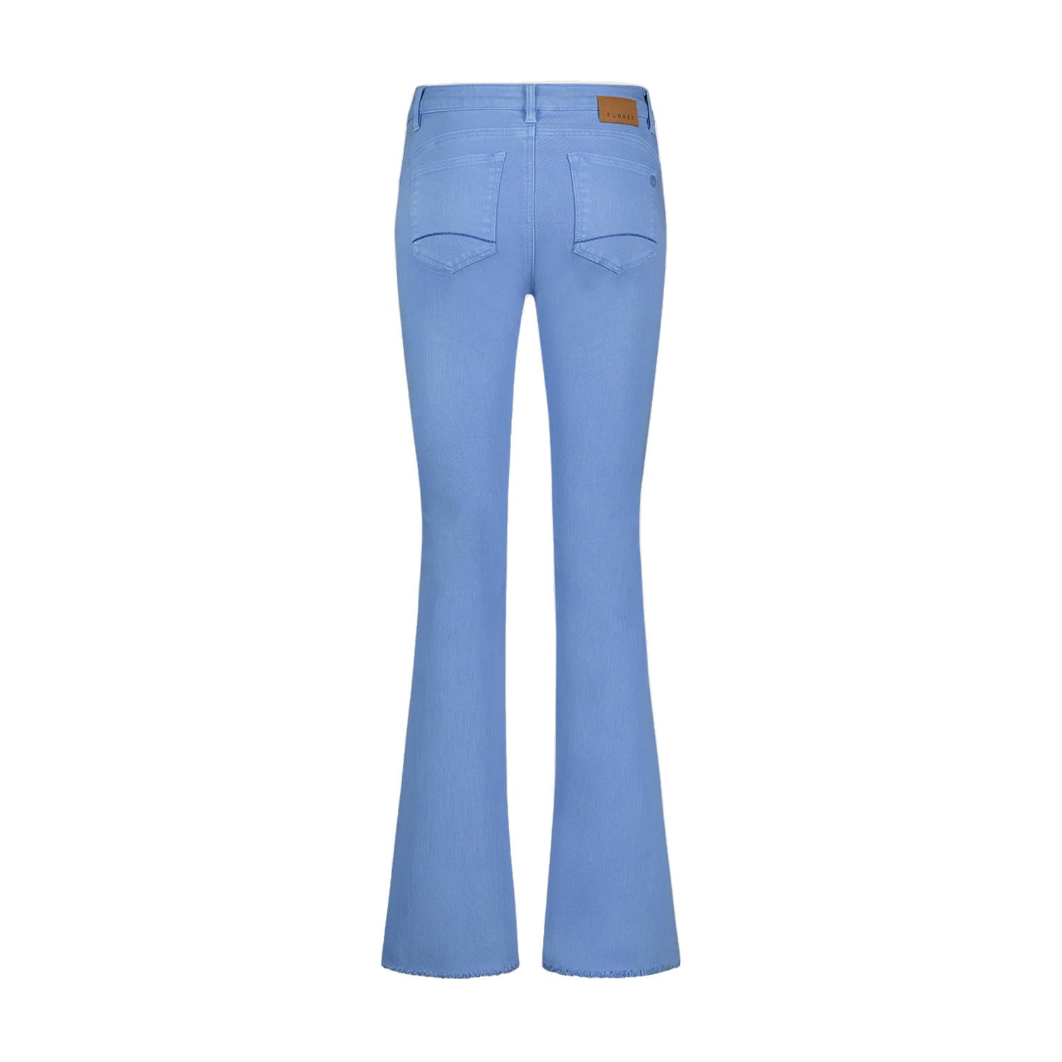 Florez flared jeans blauw