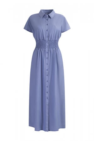 maxi jurk blauw