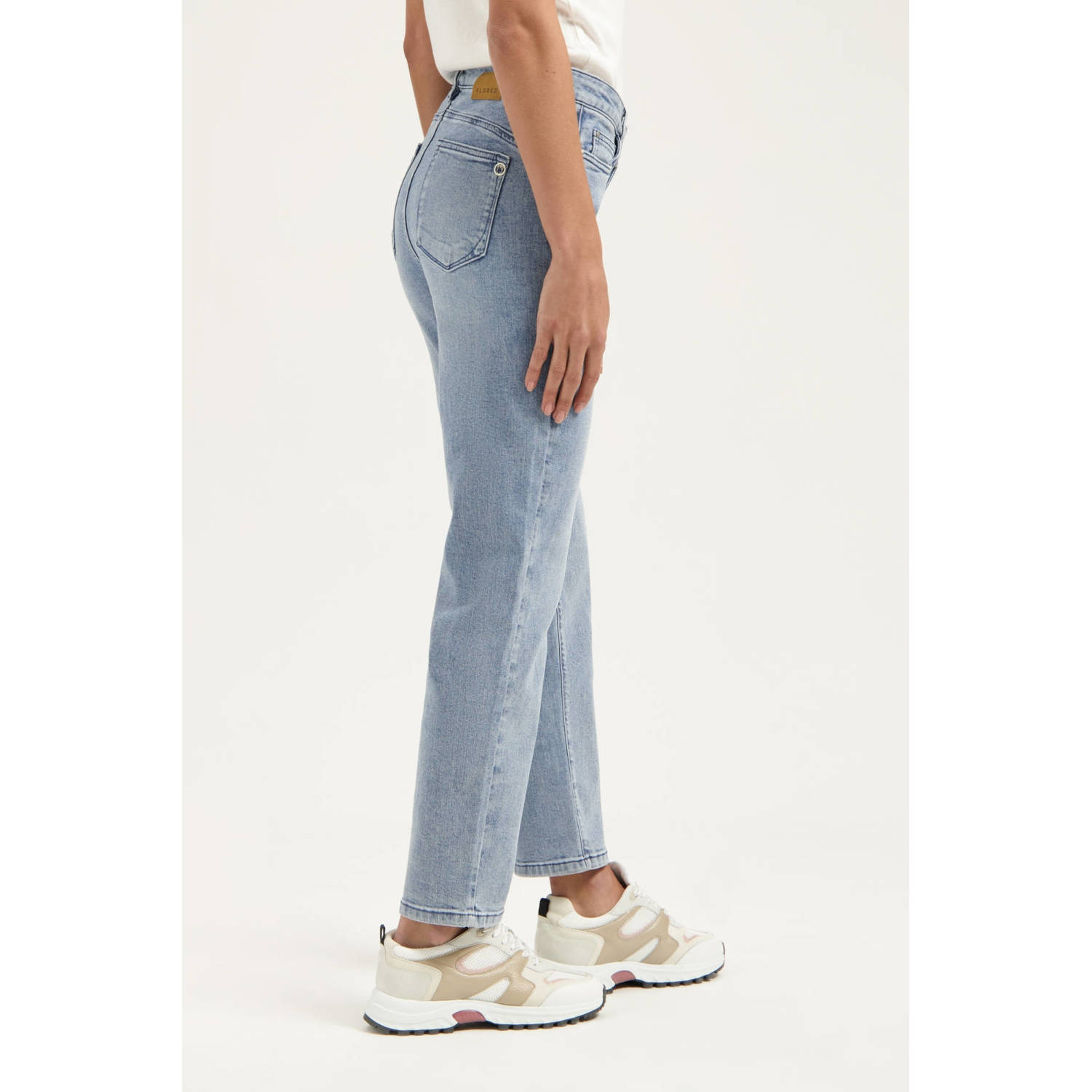 Florez high waist light blue denim