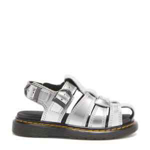 Caarys T  leren sandalen Silver Metallic Patent Lamper