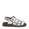 Dr. Martens Caarys J leren sandalen Silver Metallic Patent Lamper kleuter/schoolkind