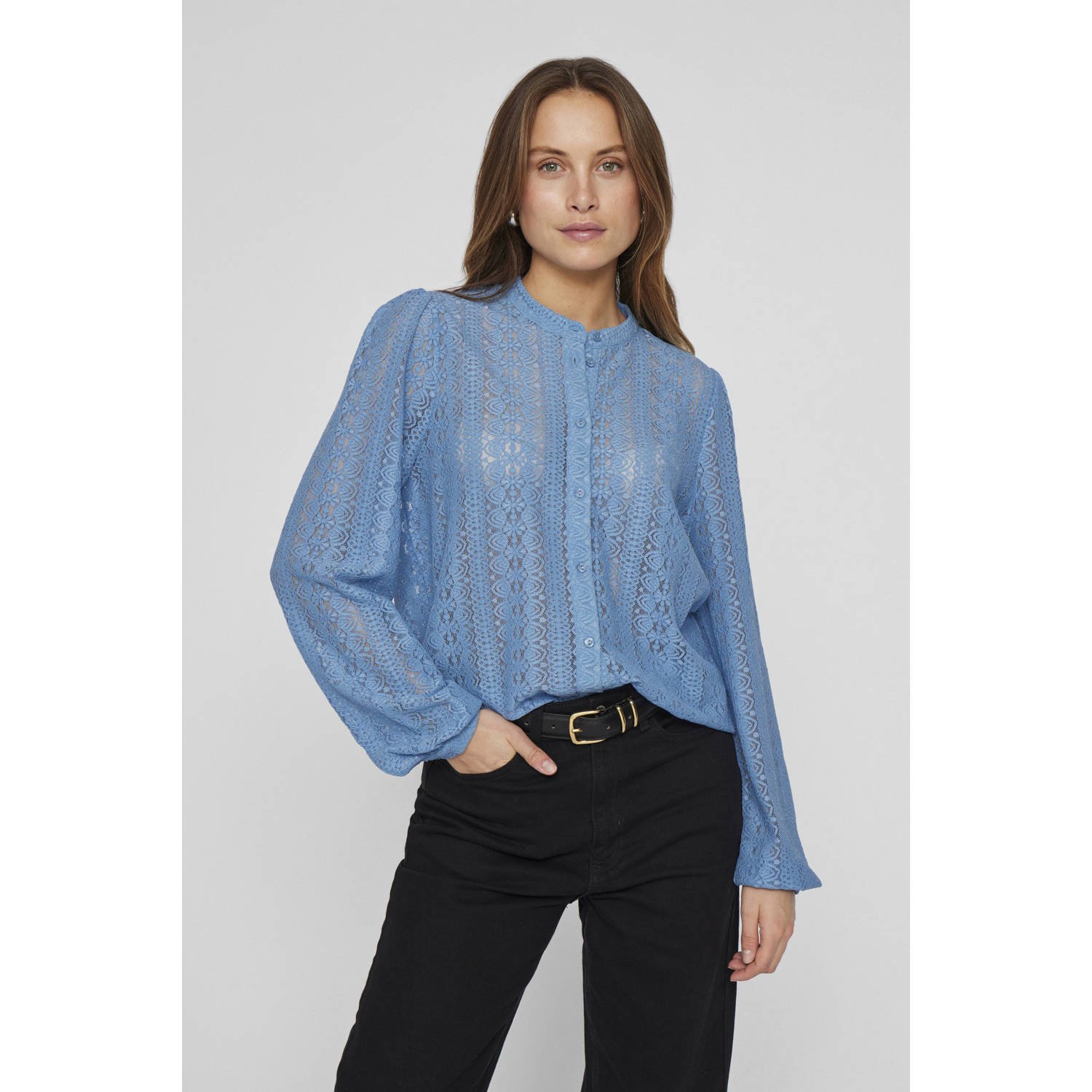 VILA blouse blauw