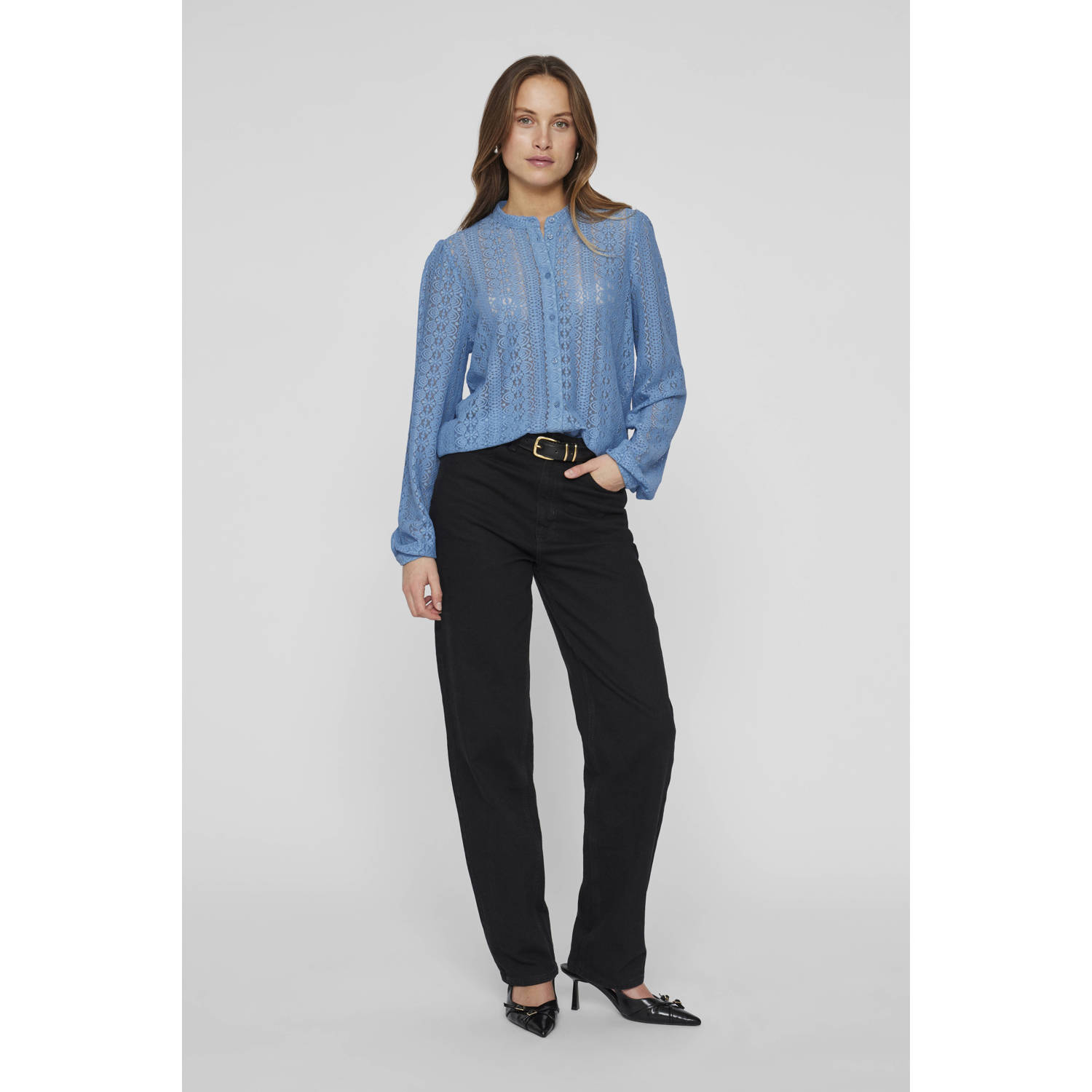 VILA blouse blauw