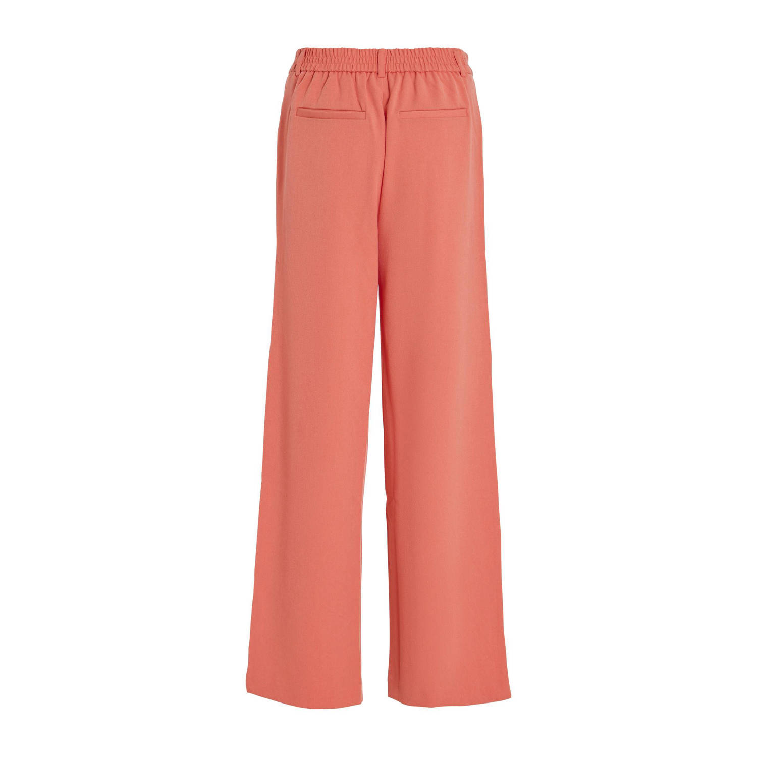 VILA wide leg high waist casual broek