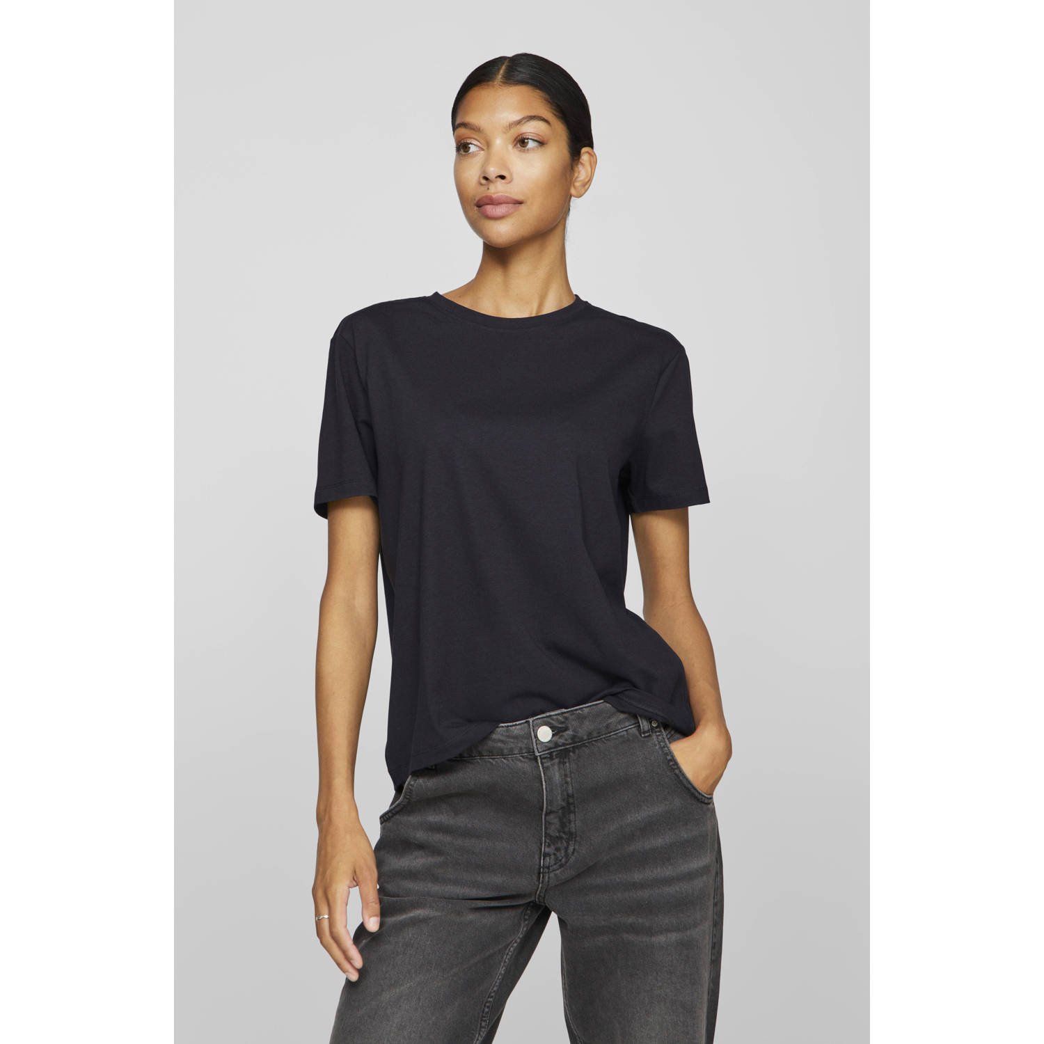 Vila Shirt met korte mouwen VINORA S S T-SHIRT NOOS
