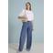 VILA high waist wide leg jeans  medium blue