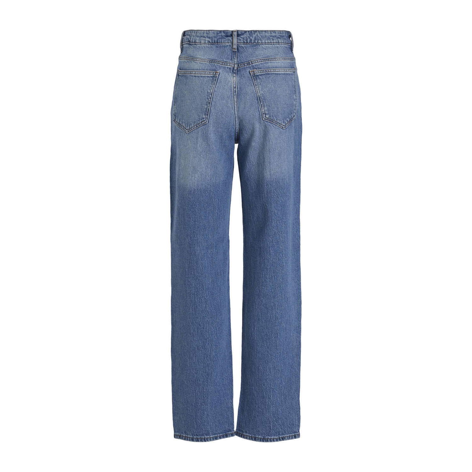 VILA high waist straight fit jeans medium blue denim