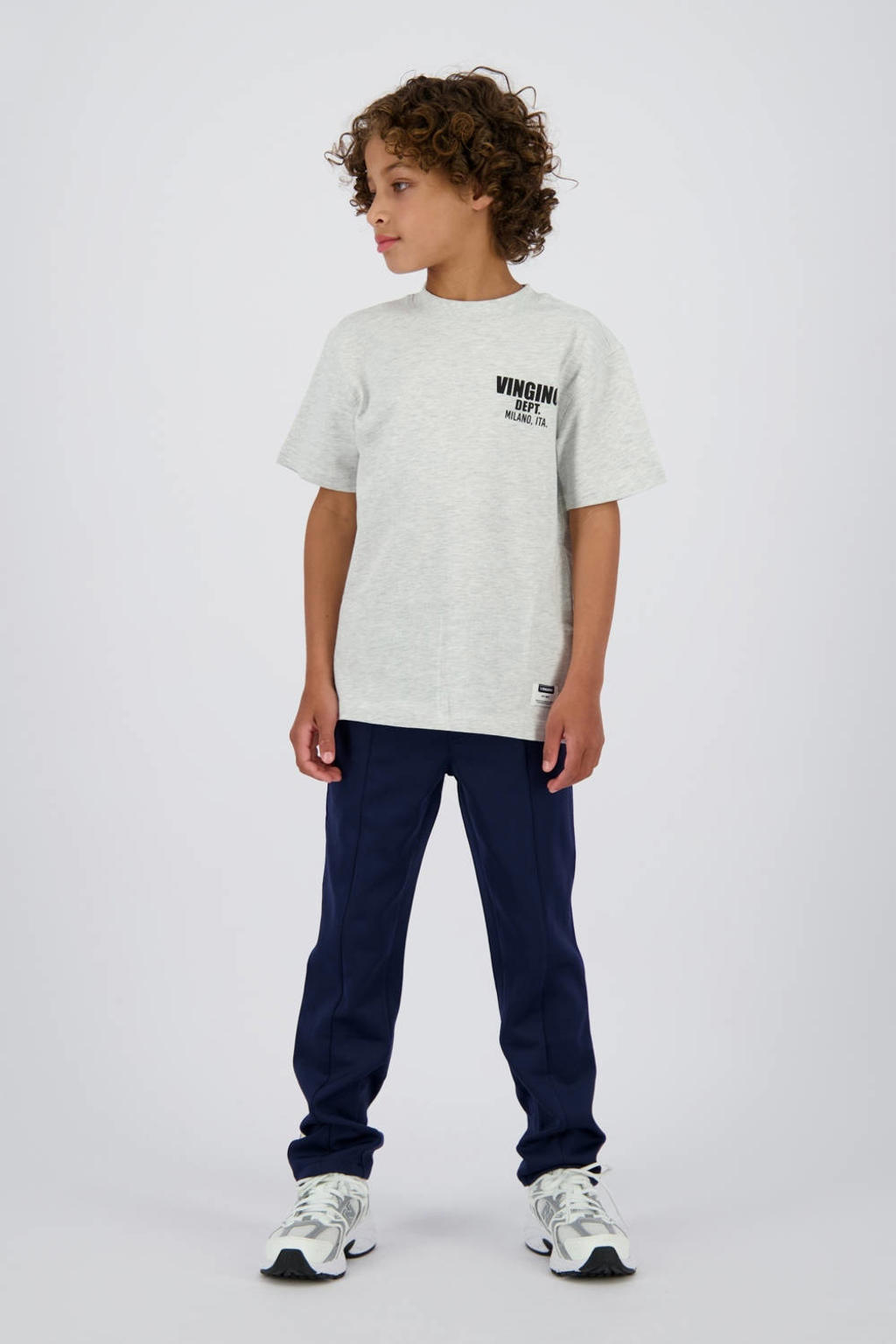 Vingino straight sweatpants donkerblauw