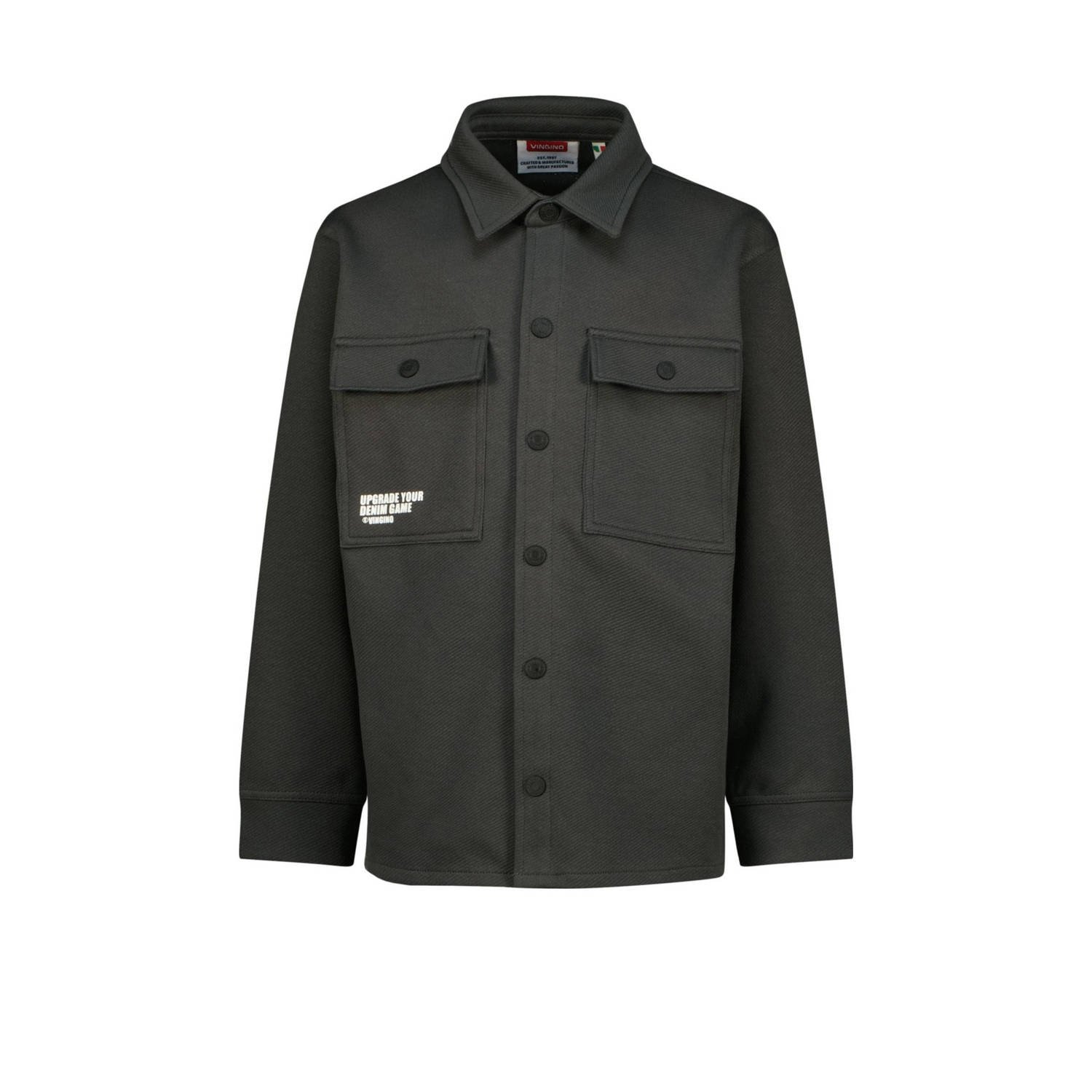 Vingino overshirt donkergrijs