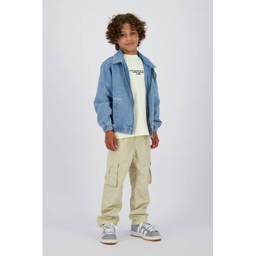 Vingino spijkerjas medium blue denim afbeelding
