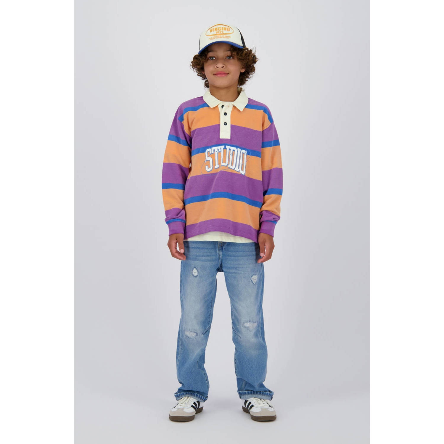 VINGINO Jongens Polo's & T-shirts Koa Paars