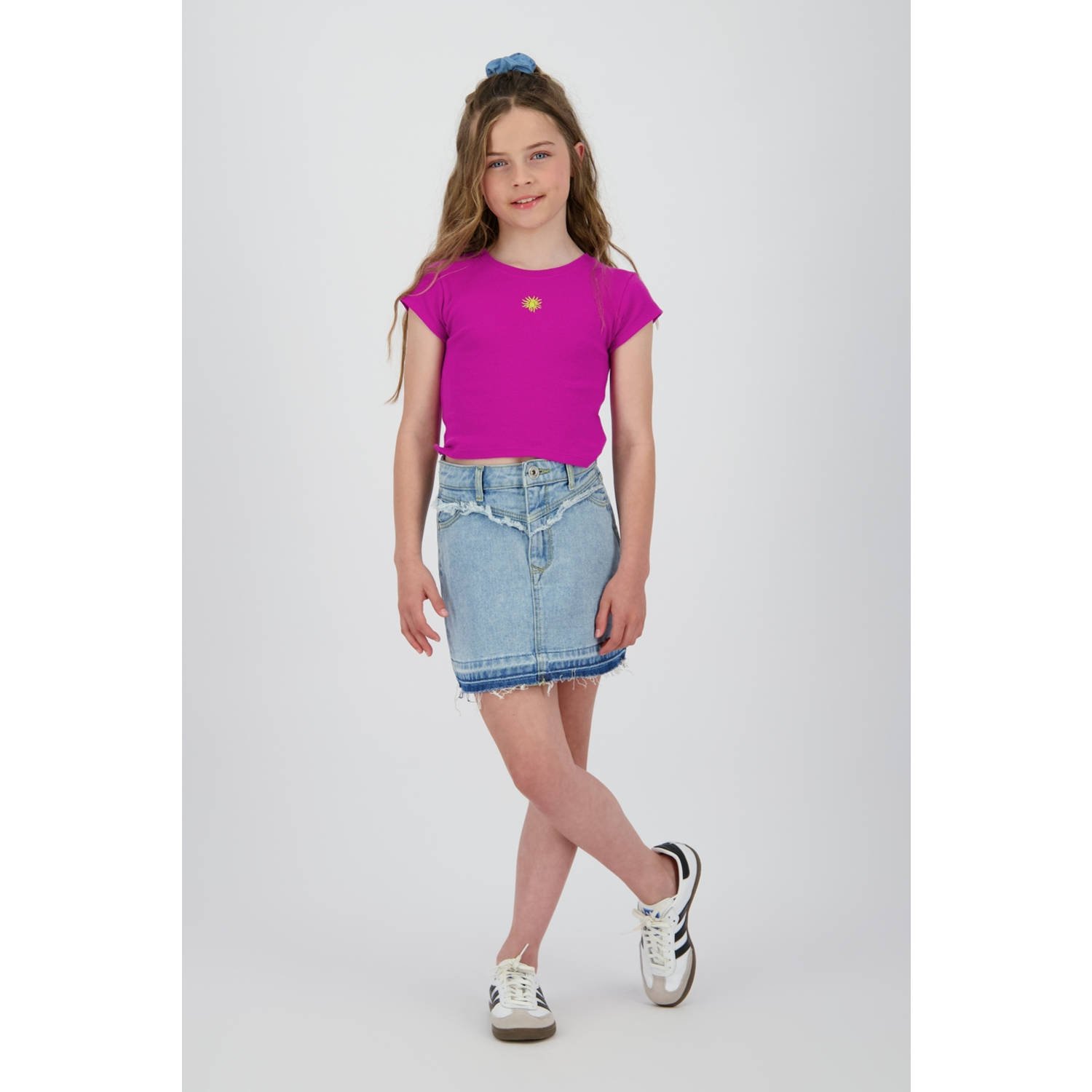 Vingino spijkerrok light blue denim