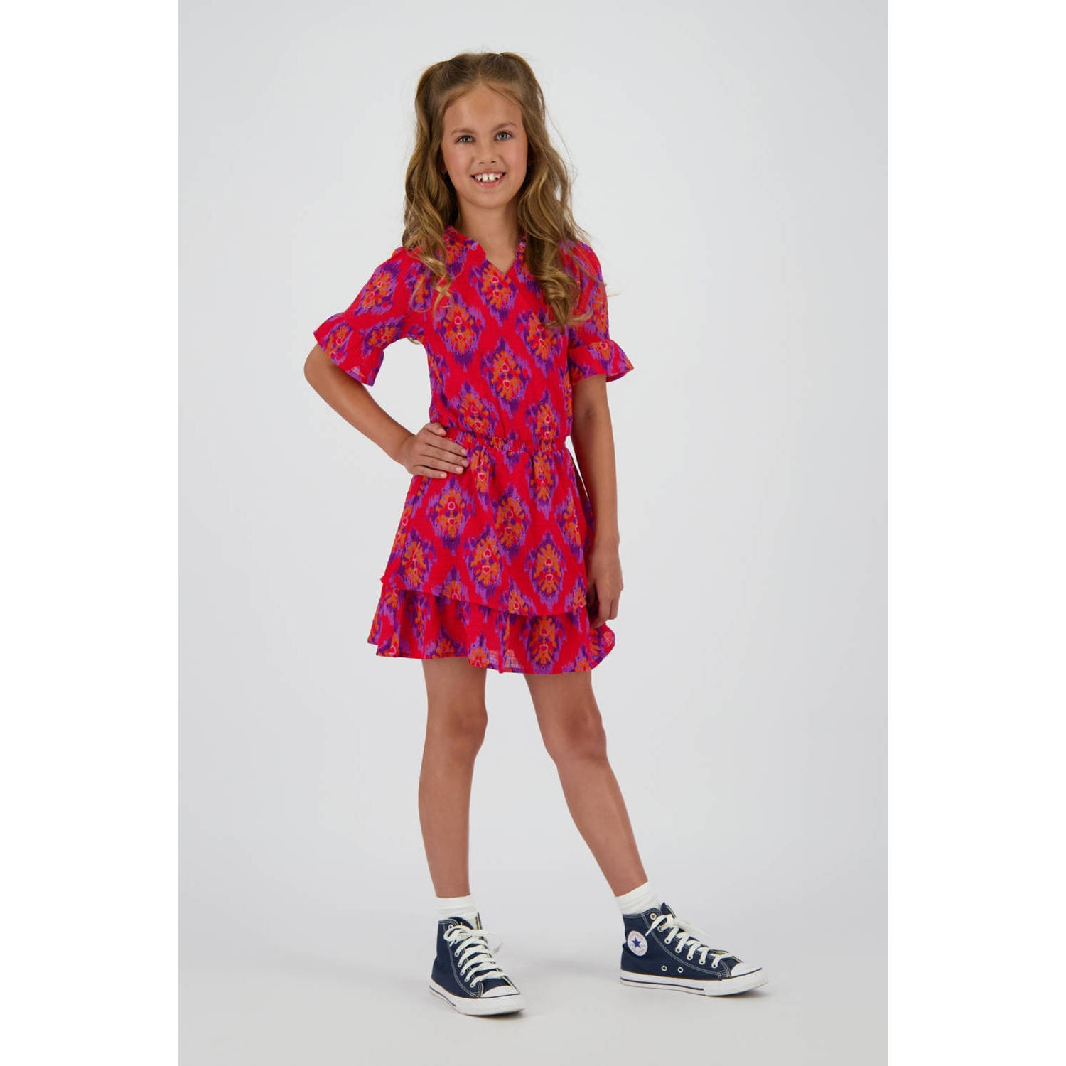 Vingino midi jurk rood