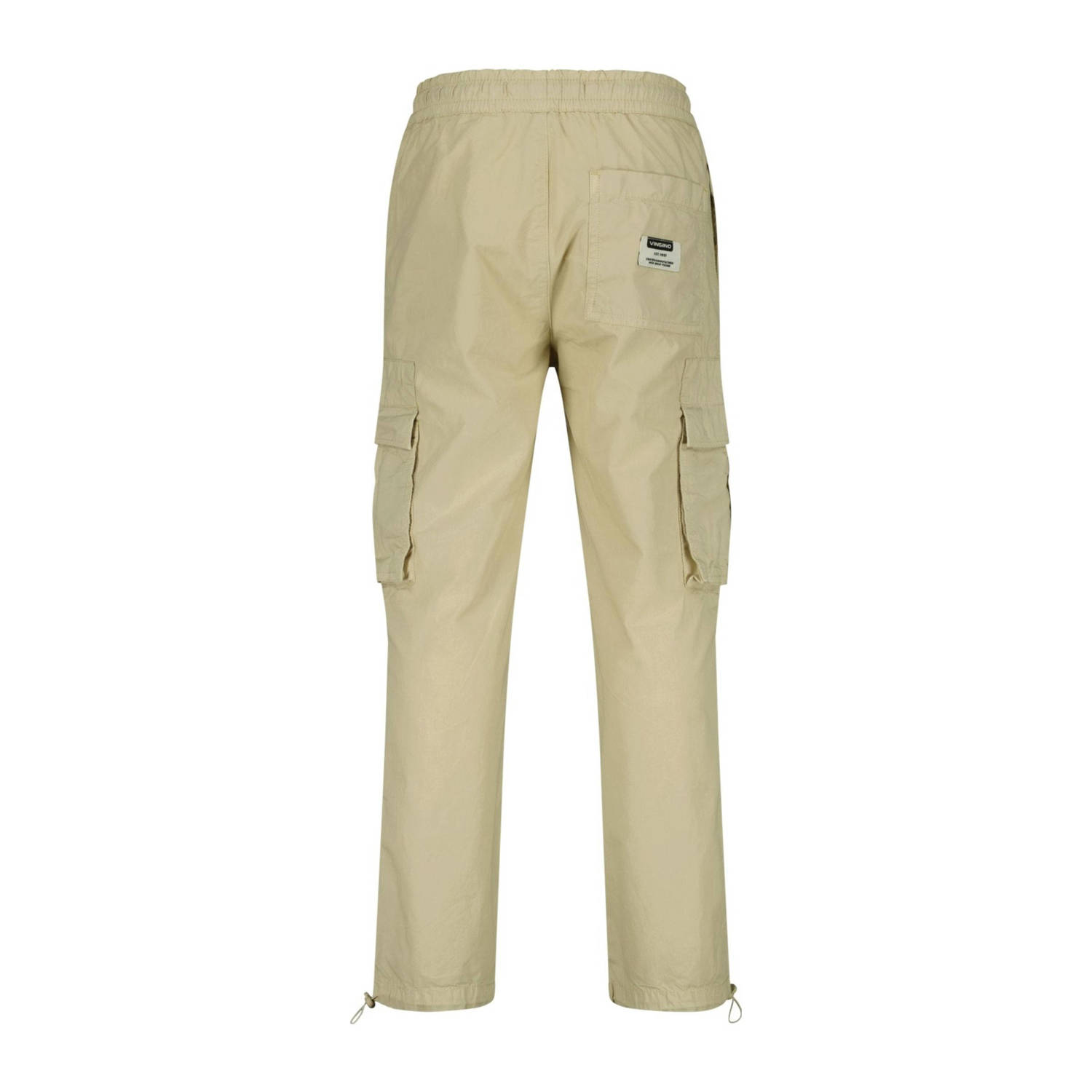 Vingino straight cargo broek beige