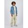 Vingino straight cargobroek beige