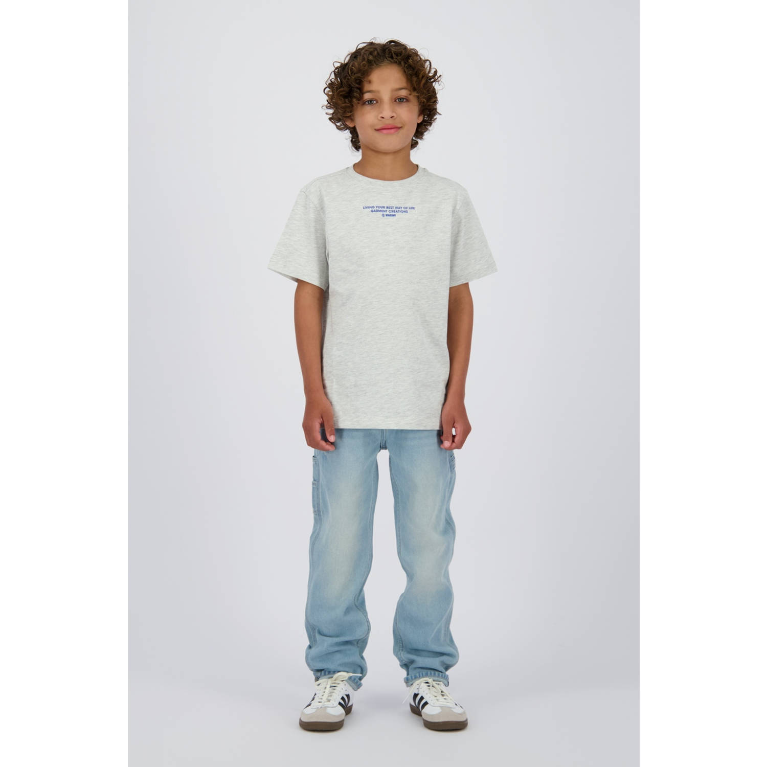 Vingino T-shirt grijs melange